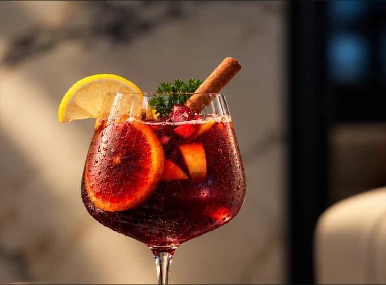 House-made red wine sangria