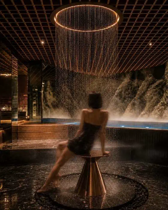 Hideout Wellness bathhouse interior